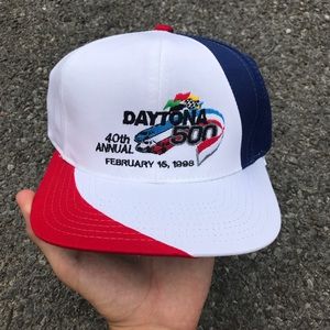 Vintage 90s Daytona 500 SnapBack Hat